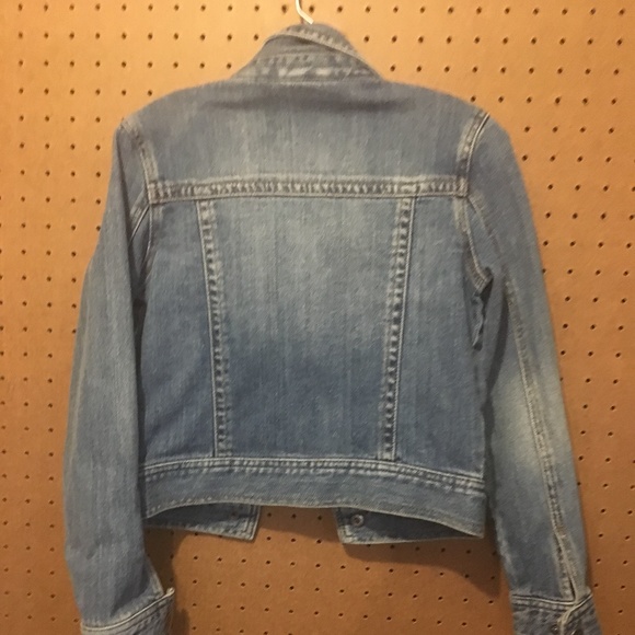 Roxy Girls Crop Denim Jacket - Picture 2 of 2